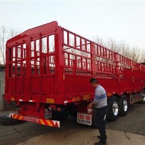Warehouse Fence Semi-Trailers