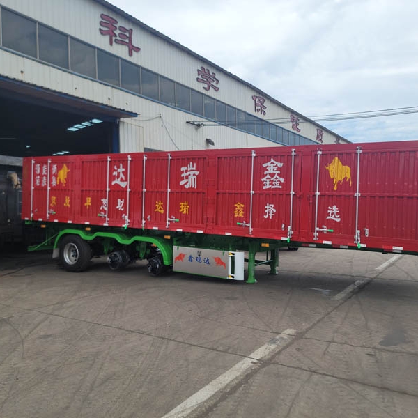 骨架式側翻半掛車